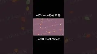 Stock Video - Animation of Falling Autumn Leaves, Purple Loop Background #autumnleaf #fallingleaves