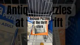 Thrifted Puzzles and antique vintage puzzles - my newest thrifting obsession! #thriftwithme