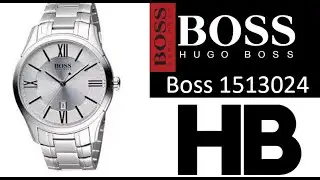 HUGO BOSS 1513024 Dial window material type Mineral Display Analog Case material Stainless steel
