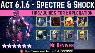 MCOC: Act 6.1.6 - Shock & Spectre Path - Tips/Guide - No Revives - Story quest