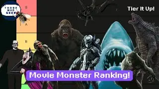 Ultimate Movie Monster Tier List | Ranking Horror Icons & Creatures | TIER IT UP!