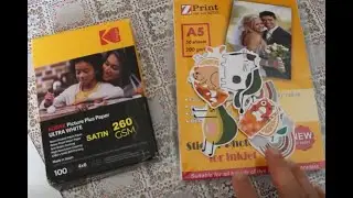 Epson Ecotank L3266 - fotoğraf baskısı ve çocuklar için stickers baskısı aldık test ettik.