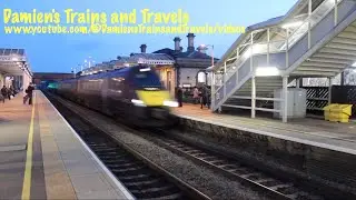 Meridian Class 222 No. 222104 Passing Loughborough Railway Station with Two Tones, 27th January 2024