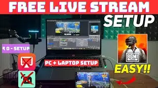 HOW TO LIVE STREAM BGMI ON YOUTUBE USING OBS STUDIO AND FREE SCREEN MIRRORING SOFTWARE 🔥 KUMIT LIVE