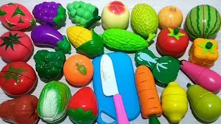 Cutting Fruits And Vegetables toys Plastic - Mainan Buah Buahan Dan Sayuran Potong Plastik - ASMR