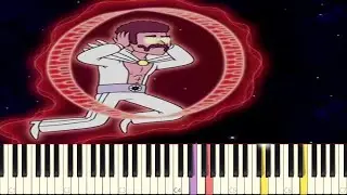 Gary's Synthesizer Battle - IMPOSSIBLE REMIX - Regular Show - Piano Cover
