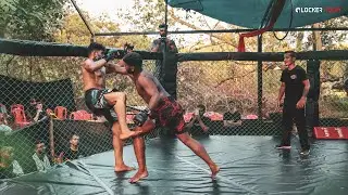 Lakshya (Total Combat Fitness, Blue) vs Karthik (Ground Born Fight Club, Red) | AOC 8 | Indian MMA