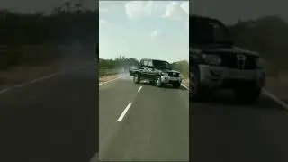 scorpio camper | scorpio getaway 4x4 drift on road