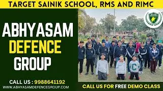 SAINIK SCHOOL, RMS & RIMC Coaching Online/Offline Classes for Boys & Girls | ABHYASAM DEFENCE GROUP