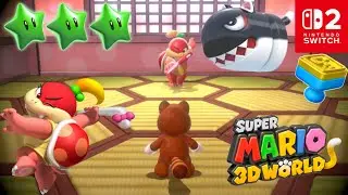 [Super Mario 3D World] WORLD 3-Train The Bullet Bill Express