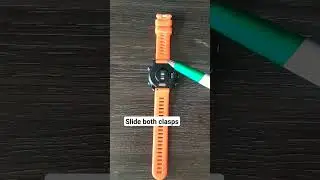How to replace Garmin watch strap #running #racing