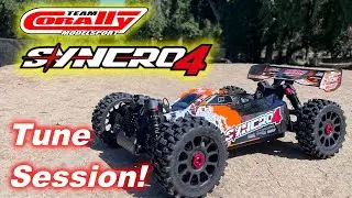 Team Corally Syncro4 Tune and Bash Session