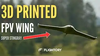 FLIGHTORY Super Stingray - 3D Printed Aircraft Test Flights
