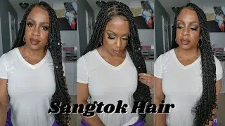 Watch Me Install This Amazon Full Lace Braided Wig! 36