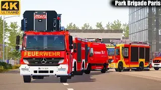 Emergency Call 112- Park Brigade Paris🇫🇷🔥🚒 fire fighting simulator video game play 4k 