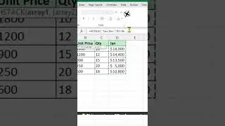 How to multiply combine sheet with formula in Excel Quickly
