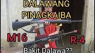 DALAWANG IMPORTANTING PINAGKAIBA NG M16 RIFLE(5.56)caliber at R4 RIFLE(5.56)caliber, anu Kaya