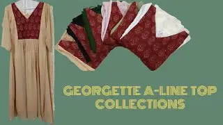 Georgette a-line top collections