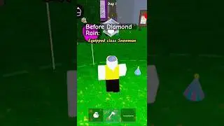 Before VS After diamond rain: #99nightintheforest #99nitf #roblox