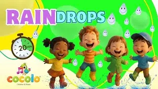 Colorful Raindrops Song + More | Cocol&oacute; Kids Cartoons