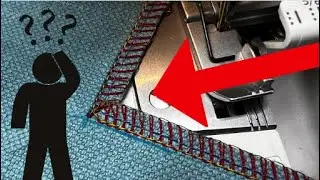 Overlock Inside a Corner - EASY OVERLOCKER TRICKS TO HELP YOU SEW BETTER!! #Overlocker #sewinghacks