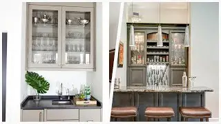 75 Home Bar With Gray Cabinets And Granite Countertops Design Ideas You'll Love 🌈