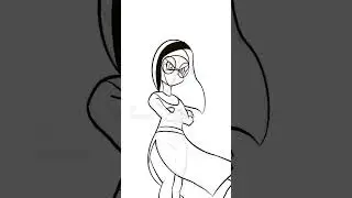 Drawing Ninja Nun at Night #drawing #shorts