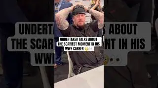 Undertaker Talks About The Scariest Moment In His Career 😳👀 #undertaker #wwe #mickfoley #legend