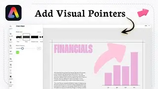 Как добавить стрелки в Adobe Express (направленный акцент)