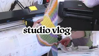STUDIO VLOG #24 | A Stressful Week! Making Stickers & Reformatting Files