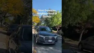 Most expensive neighbourhood in Toronto #toronto #canada #trending #shorts #youtubeshorts #travel