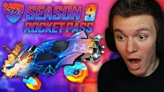 *NEW* SEASON 9 ROCKET PASS ITEMS IN ROCKET LEAGUE!