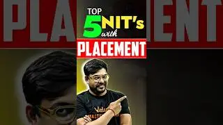 Top 5 Best NITs with Their Placement Records🤩 #jee #jee2025 #nit #jeeadvanced #jeeresult #iit
