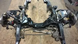CPP front disk brake conversion on the 1964 Impala SS and rear shock tower cross member update​ #15