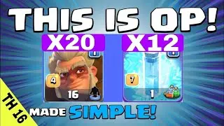 TH 16 STRATEGY || Druid And Freeze Spell Strategy || Best Druid get 3 strategy || Best Ground Strate