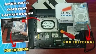 Mengubah HDD Internal Laptop Menjadi Eksternal - Ambil Data Dari Laptop Rusak