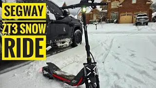 Riding the Segway ZT3 Pro in the Snow- Sketchy!