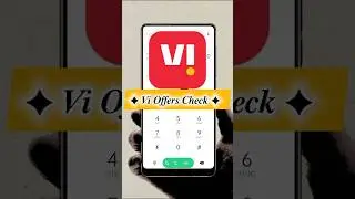 ✦ 𝑽𝒊 𝑶𝒇𝒇𝒆𝒓𝒔 𝑪𝒉𝒆𝒄𝒌 ✦  Vodafone ka offer kaise check kare | Recharge offer vi
