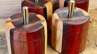 Woodturning - One Box. Many Exotic Woods