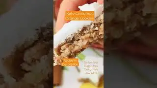 Keto Cinnamon Orange Cookies🧡Gluten-free, Sugar-free, Dairy-free, Low Carb, LCHF