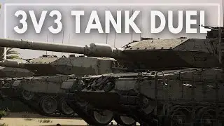 Three Leopard 2 Tanks OBLITERATE Russian Forces on Talil Outskirts | Squad v3 Gameplay