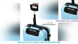 Portable Scale Digital LCD Display 110lb/50kg Electronic Luggage Hanging Suitcase Travel Weighs Bagg