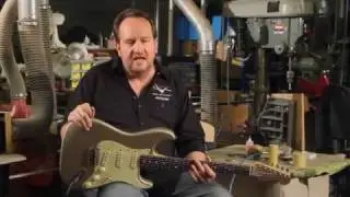 Fender 1960 Stratocaster Relic with Matching Peg Headstock, RW, Shoreline Gold