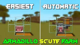 Easy & Automatic ARMADILLO SCUTE Farm Tutorial For Minecraft || Armadillo Scute Farm