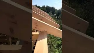 Делаем шаблон и по нему все стропила нарезаем #каркасныедома #дом #стройка #стаслагеда