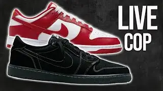 Live Cop : TRAVIS SCOTT 'Black Phantom' Rumors  Nike Dunk Low RESTOCK 'USC' & 'Foam Finger'