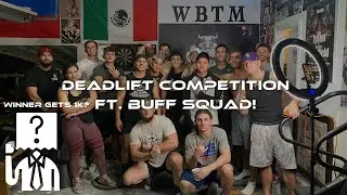 WATER BUFFALO DEADLIFT COMPETITION🏋️‍♀️ | FT. BUFF SQUAD!