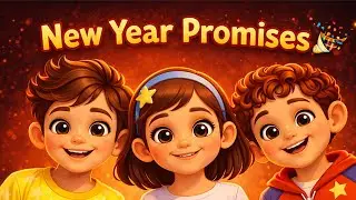 New Year Promises 🎉 | Good Habits Song for Kids | New Year Song 2026