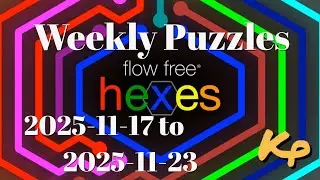 Flow Free Hexes - Weekly Puzzles - Simply Extreme - 2025-11-17 to 23 - November 17th to 23rd 2025