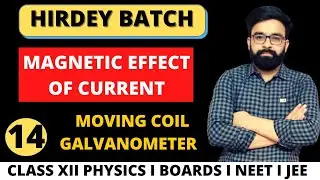 Moving coil Galvanometer and its sensitivity I Chapter 4 I Class 12th Physics I